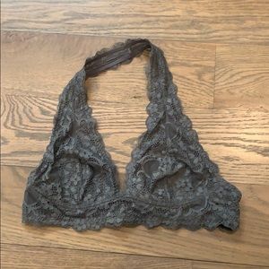 Gray free people bralette